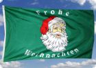 Frohe Weihnachten Fahne/Flagge 90x150cm mit Schrift