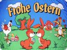 Frohe Ostern Fahne / Flagge 90 x 150cm Nr. 6