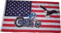 USA Motorrad Fahne/Flagge 90cm x 150cm