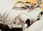 VW K�fer Cabrio Magnet 8 x 6 cm