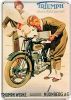 Triumph Werke N�rnberg  Blechpostkarte 10 x 14 cm