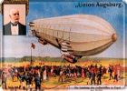 Zeppelin Augsburg Blechpostkarte 10 x 14 cm