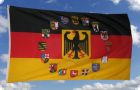 Deutschland Fahne/Flagge mit Wappen 90x150cm