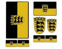 Baden W�rttemberg Aufkleber Set ist auch in unserem Flaggen shop erh�ltlich!
