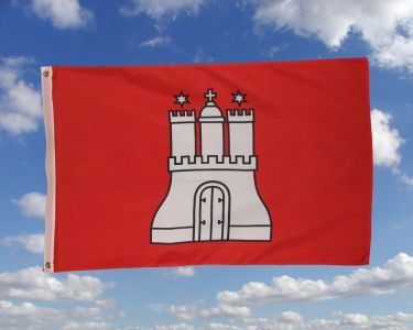 Hamburg Fahne/Flagge 150x250 cm