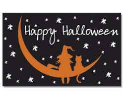 Halloween Mondnacht Fahne / Flagge 90x150 cm Nr. 9