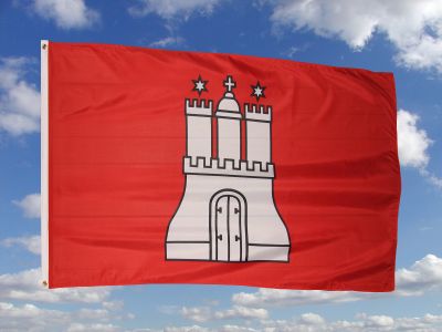 Hamburg Fahne/Flagge 90cm x 150cm