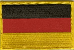 Deutschland Flaggen Aufnäher / Patch (8x5,5 cm)