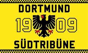 Dortmund 1909 Südtribüne Fahne / Flagge Nr.2 90cm x 150cm