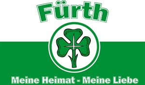 Fürth meine Heimat meine Liebe Fahne / Flagge 90x150 cm