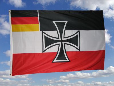 Fahnen Flagge Deutsches Reich Gösch der Schiffe Sonderposten 90 x 150 cm 