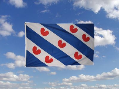 Flagge Fahne Friesland Niederlande 90 x 150 cm zum Hissen 