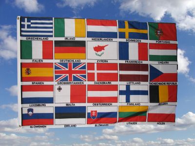 Europäische Union 25 Länder Fahne 90 x 150 cm