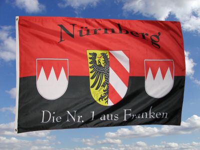 Nürnberg Fahne-Flagge die Nummer 1 aus Franken 90cm x 150cm