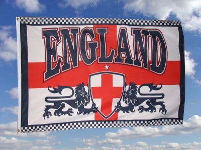 England mit 2 Löwen Fahne 90cm x 150cm