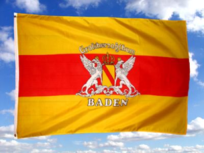 Flagge Fahne Großherzogtum Baden 90 x 150 cm zum Hissen