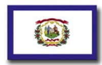 West Virginia Fahne/Flagge 90x150cm