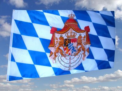 Fahne Königreich Bayern 90 x 150 cm