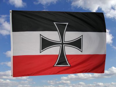 Gösch Eisernes Kreuz Fahne / Flagge 150 x 250 cm