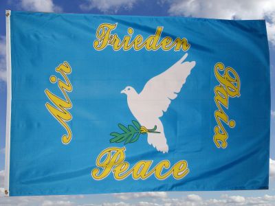 Fahnen Flagge Friedenstaube Neu 90 x 150 cm