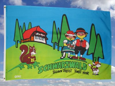Schwarzwald Fahne / Flagge 90x150 cm