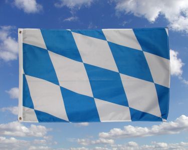 Bayern Flagge mit Rauten + Löwen • 90 x 150 cm kaufen