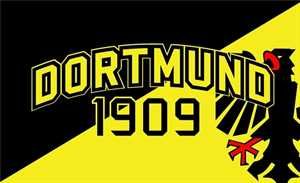Fahne Flagge Dortmund mit Adler 90x150 cm Hissfahne mit Wappen gelb/schwarz NEU 