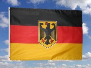 Deutschland mit Adler Fahne 60 x 90 cm - Fahnen und Flaggen Shop 