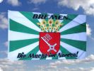Bremen Fahne die Macht im Norden 90cm x 150cm