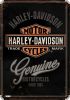 Harley-Davidson Genuine Blechpostkarte 10 x 14 cm