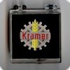 Kramer Pin Logo 25mm Durchmesser(Geschenkbox 40x40x18 mm)
