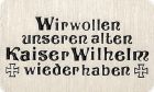 Kaiser Wilhelm II Pin 30x20 mm
