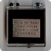 Hanomag Pin Spruch 30x20 mm (mit Geschenkbox 40x40x18 mm)