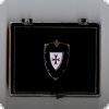 Templer Wappen Pin 30x50 mm (Geschenkbox 110x90x20 mm)
