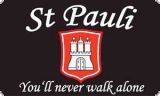 St.Pauli Fahne/Flagge 90x150 cm you'll never walk alone