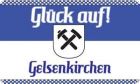 Gelsenkirchen Fahne Flagge 90x150 cm Glck Auf