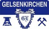 Gelsenkirchen Wappen Fanfahne 90x150 cm
