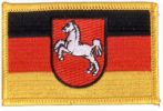 Niedersachsen Flaggen Aufnäher / Patch (8x5,5 cm) ist auch in unserem Flaggen shop erhltlich!