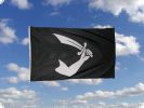 Piratenflagge Hand mit Säbel 90cm x 150cm