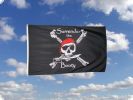 Piratenflagge Surrender the Booty 90cm x 150cm