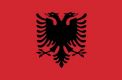 Autoaufkleber Albanien 10 cm x 6,5 cm