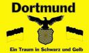 Dortmund ein Traum in schwarz und gelb Fahne / Flagge 90x150 cm