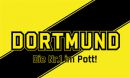 Dortmund die Nr. 1 im Pott Motiv 3 Fahne / Flagge 90x150 cm