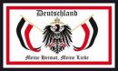 Buy national flags like DR Deutschland Meine Heimat, Meine Liebe Fahne 90x150 cm in our onlineshop!