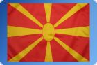 Mazedonien Fahne/Flagge 27x40cm