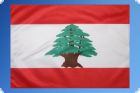 Libanon Fahne/Flagge 27x40cm