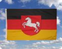 Niedersachsen Fahne 90 x 150 cm + 20 mm Pin