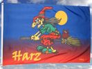 Harz Hexe Fahne /Flagge 90x150 cm